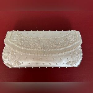 Vintage Bon Soir italian bead clutch